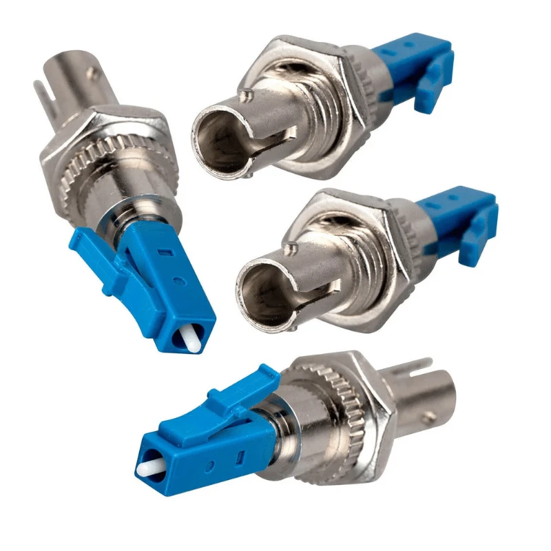 LC till ST fiberoptisk kabeladapter