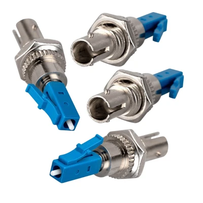 LC till ST fiberoptisk kabeladapter
